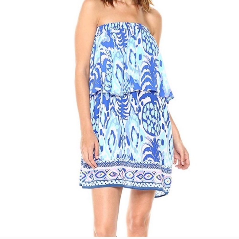 Lilly Pulitzer Quincy Dress- Serene Blue Tropics